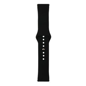 Ремінець Универс 22mm Silicone Original Button Design для Samsung/Amazfit/Huawei Black 212-02765 фото