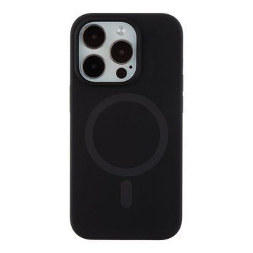 Чехол Glow Silicone Case with Magsafe для iPhone 14 Pro Black 214-03901 фото