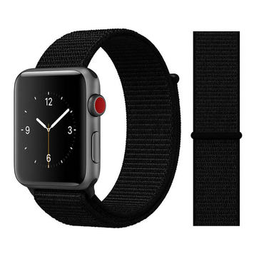 Нейлоновий ремінець для Apple Watch 38/40/41 mm Black 212-00081 фото