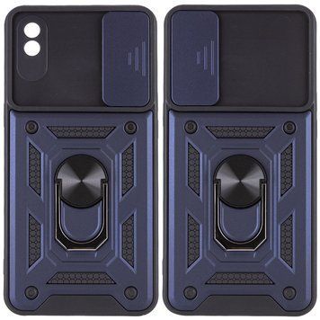 Ударопрочный чехол Camshield Serge Ring для Xiaomi Redmi 9A Blue 777-04641 фото