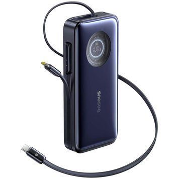 Портативний ЗП Power Bank Baseus EnerCore CR11 PD100W with cable 20000 mAh (PPNMS) Cosmic Black ILSO-00000087542-1 фото