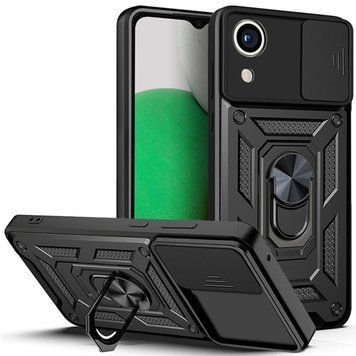 Ударопрочный чехол Camshield Serge Ring для Samsung Galaxy A03 Core Black 777-04638 фото