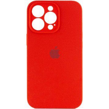 Силиконовый чехол с закрытой камерой для iPhone 13 Pro Max Red 208-00773 фото