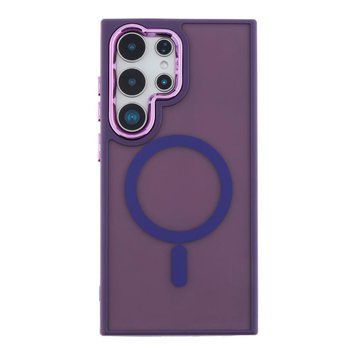 Чохол TPU+PC Space Magnetic Color with Magsafe для Samsung Galaxy S24 Ultra 5G (S928) Dark Purple 214-02190 фото