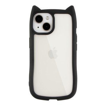 Чехол TPU+PC Cat Ears Case для iPhone 13 Black 757-01074 фото