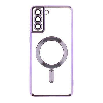 Чехол Wave TPU Metallic with Magsafe для Samsung Galaxy S21 Plus (G996) Purple 555-00163 фото