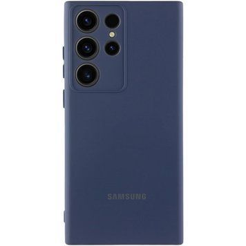 Чехол Silicone Cover Lakshmi Full Camera для Samsung Galaxy S25 Ultra Синий 555-02124 фото