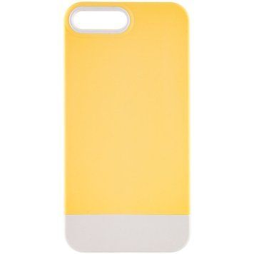 Чохол TPU+PC Bichromatic для Apple iPhone 7 plus / 8 plus (5.5") Creamy-yellow / White 555-03901 фото