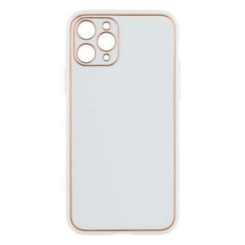 Чохол Leather Gold with Frame для iPhone 11 Pro White 207-00356 фото