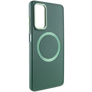 TPU чохол Bonbon Metal Style with Magnetic Fit для Samsung Galaxy A15 4G/5G / M15 5G Зелений / Army Green ILSO-00000074317-4 фото