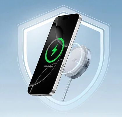 Бездротовий зарядний пристрій UGREEN W753 25W Magnetic Wireless Charger Starlight Blue UGR-55959 фото