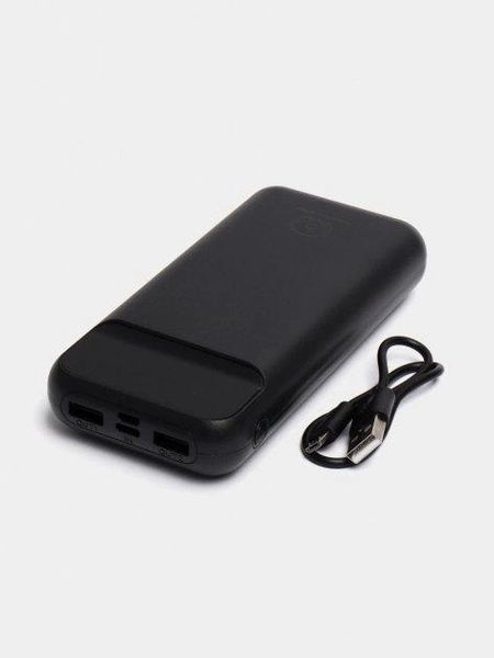 Повербанк WUW Y111 20000mAh Micro-USB/Type-C/2 USB Чорний 216-00055 фото