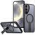 Чохол TPU Breeze with MagSafe stand для Samsung Galaxy S25 / S24 Black 777-08705 фото