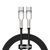 Кабель Baseus Cafule Series Metal Data Cable Type-C to Type-C 100W 2m Black CATJK-D01 фото