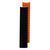Ремінець для годинників Silicone Link Magnetic 22mm Black/Orange 212-02665 фото