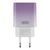 Сетевое зарядное устройство XO CE18 1Type-C PD/QC 30W Type-C to Type-C 1m Фиолетовый 209-00358 фото