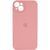 Силиконовый чехол с закрытой камерой для iPhone 14 Pink 666-00814 фото
