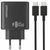 Мережевий зарядний пристрій Amaya E70S PD45W (1USB-C) + кабель Type-C to Type-C Black 656-08070 фото