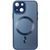Чехол TPU+Glass Sapphire Midnight with MagSafe для Apple iPhone 15 (6.1") Deep navy 656-08568 фото