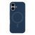 Чохол Glow Silicone Case with Magsafe для iPhone 16 Dark blue 214-03951 фото