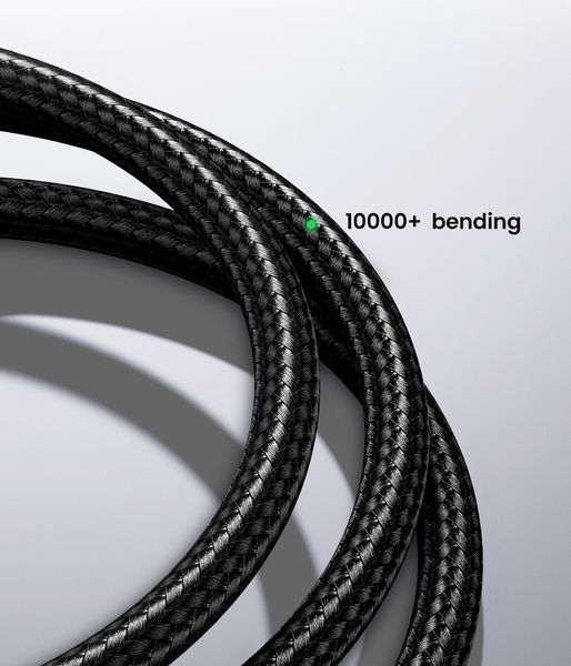 Кабель UGREEN US334 USB-C to USB-C PD Fast Charging 90 Degree Cable 5A Max Black 2m UGR-70645 фото