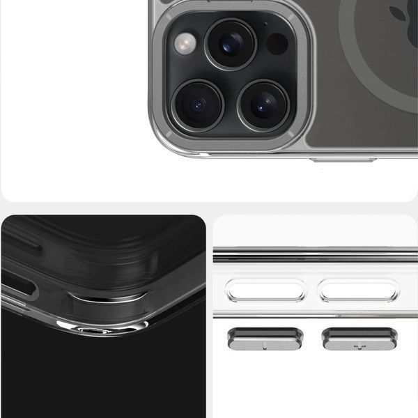 Чехол TPU Space Case Apex with MagSafe для Apple iPhone 16 Pro (6.3") Grey 214-03333 фото