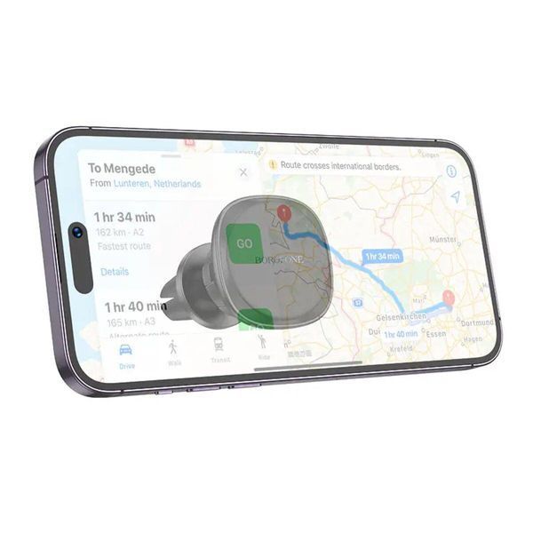 Тримач для мобільного BOROFONE BH102 Cloud magnetic car holder(air outlet) Black 656-00441 фото