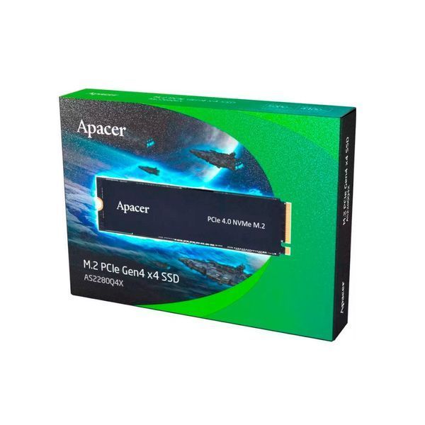 Накопитель SSD M.2 Apacer AS2280Q4X 1TB 2280 PCIe 3.0x4 NVMe 3D NAND Read/Write: 5000/4400 MB/sec AP1TBAS2280Q4X-1 фото