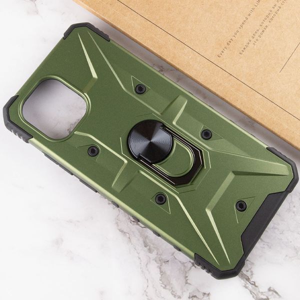 Ударостійкий чохол Pathfinder Ring для Samsung Galaxy A04 Army Green 777-07879 фото