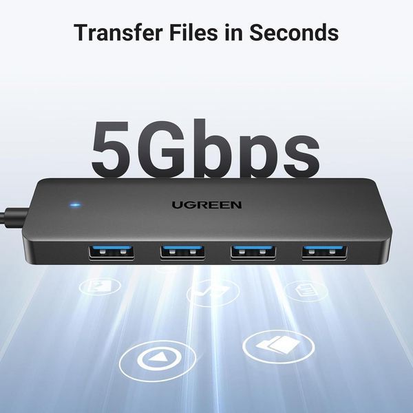 USB-хаб UGREEN 4-Port USB 3.0 Hub 1m UGR-35574 фото