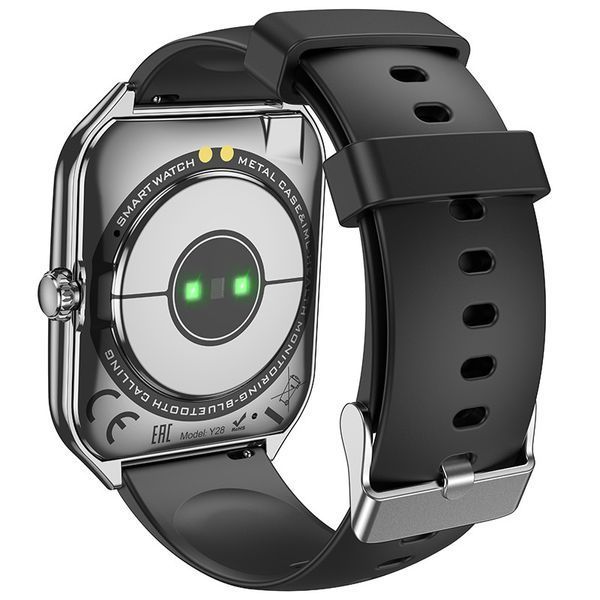 Смарт-годинник HOCO Y28 AMOLED 49mm. 200 mAh. IP67 Smart sports watch (call version) Black 6942007648479 фото