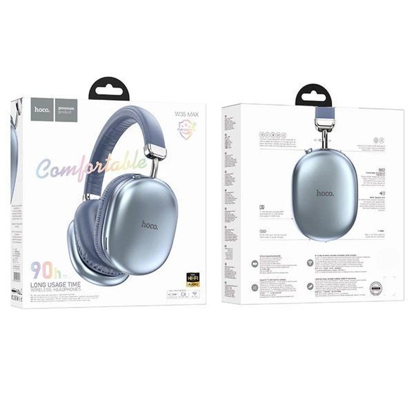 Навушники HOCO W35 Max Joy BT headphones Sky Blue 656-00952 фото