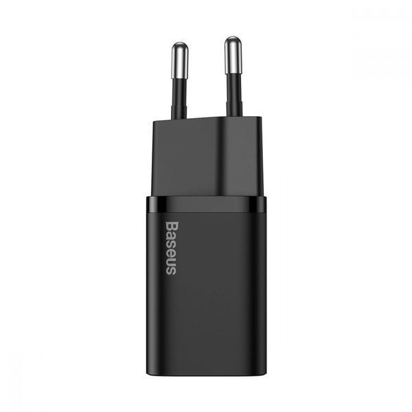 МЗП Baseus Super Silicone PD Charger 20W (1Type-C) + With Cable Type-C to Lightning Blue 209-00282 фото