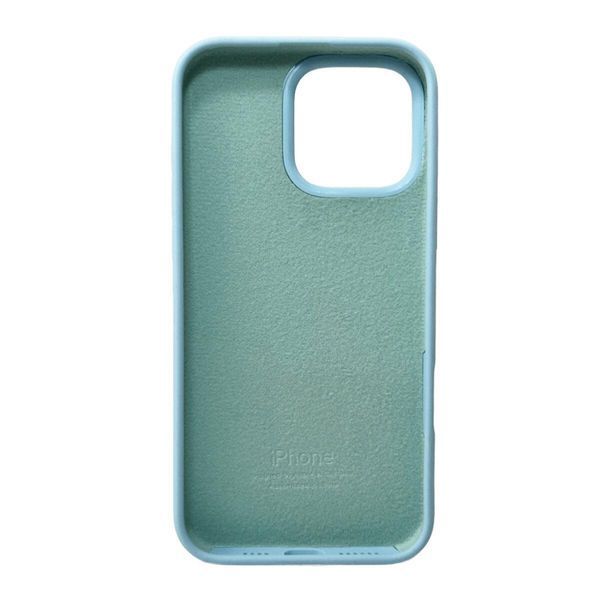 Силіконовий чохол для iPhone 16 Pro Max Mist Blue 666-01280 фото