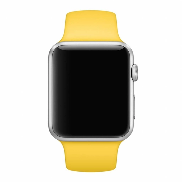 Силіконовий ремінець для Apple Watch 42/44/45/49 мм Yellow 212-00650 фото