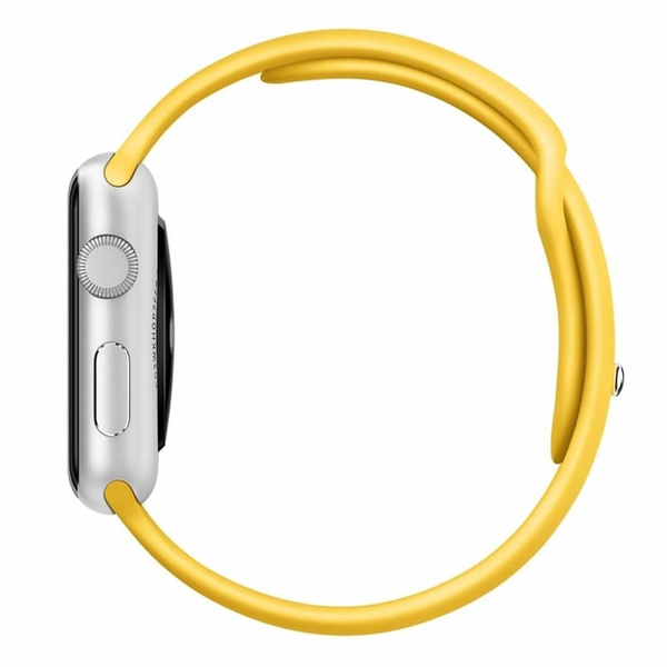 Силіконовий ремінець для Apple Watch 42/44/45/49 мм Yellow 212-00650 фото