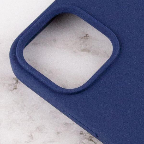 Чехол Silicone Case Full Protective для Apple iPhone 14 Plus (6.7") Deep navy 555-04051 фото