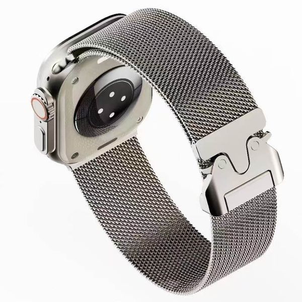 Ремінець Milanese Loop для Apple Watch 38/40/41/42mm(ser.10) Starlight 212-01481 фото