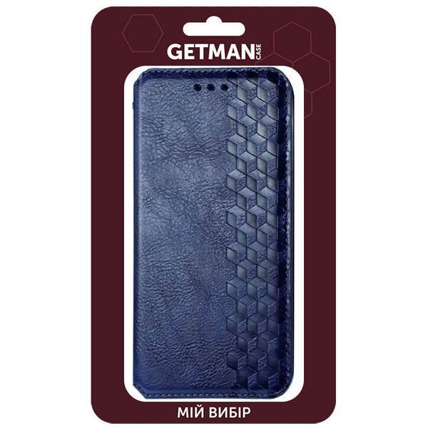 Шкіряний чохол-книжка GETMAN Cubic для Samsung Galaxy M33 5G Синій 555-01870 фото