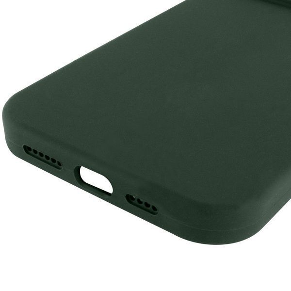 Силиконовый чехол Silk Full Protective для iPhone 16 Pro (6.3") Cyprus Green 777-10132 фото