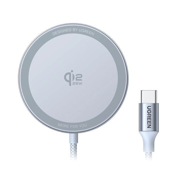 Бездротовий зарядний пристрій UGREEN W753 25W Magnetic Wireless Charger Starlight Blue UGR-55959 фото