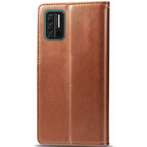 Кожаный чехол-книжка GETMAN Gallant (PU) для Umidigi A7s Brown 777-06501 фото