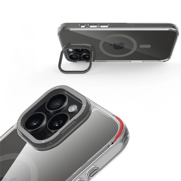 Чехол TPU Space Case Apex with MagSafe для Apple iPhone 16 Pro (6.3") Grey 214-03333 фото