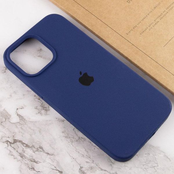 Чехол Silicone Case Full Protective для Apple iPhone 14 Plus (6.7") Deep navy 555-04051 фото