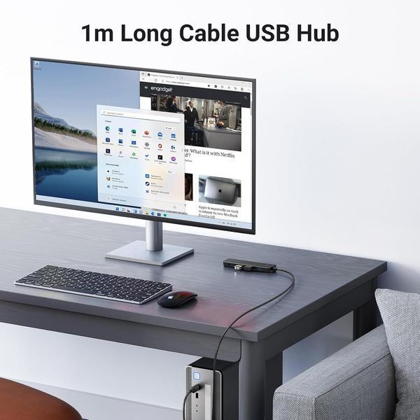 USB-хаб UGREEN 4-Port USB 3.0 Hub 1m UGR-35574 фото