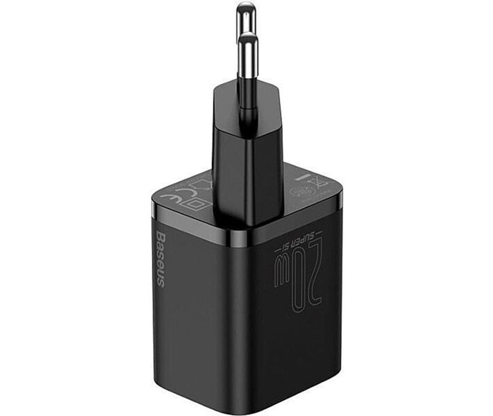 Мережевий зарядний пристрій Baseus Super Si Quick Charger 1C 20W EU Black 656-01310 фото