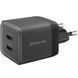 МЗП Proove Pure GaN Max 67W (Type-C + Type-C) Black WCPU67022201 фото 3