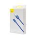 Кабель Baseus Crystal Shine Series Fast Charging Data Cable USB to iP 2.4A 1.2m Blue CAJY000003 фото 2