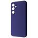Чехол WAVE Full Silicone Cover для Samsung Galaxy S24 FE Midnight blue 656-07201 фото 1