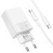 СЗУ Borofone BAS75A Source PD30W (1USB-C) + кабель Type-C to Type-C White ILSO-00000081970-2 фото 5